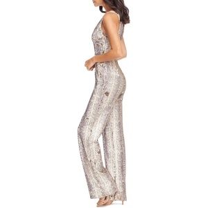 Dress The Population Charlie Sequin Sleeveless Jumpsuit-Never Worn-NWOT